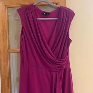 Magenta Wrap Dress